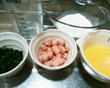 犬ご飯　鶏のチヂミ作り方1写真