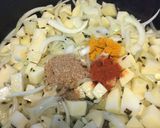 簡単!キャベツとじゃがいものドライカレー作り方4写真
