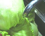 揚げビーフンと肉味噌のレタス包み♪作り方1写真