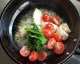チキンとミニトマト・ほうれん草のパスタ作り方5写真