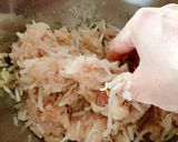 超簡単♡鶏ひき肉ともやしのハンバーグ♡作り方2写真