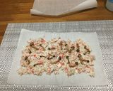 レンジで簡単☆残りご飯で⭐︎キノコ煎餅作り方4写真