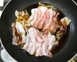すき焼きの味！豚ばら豆腐白菜白葱で肉豆腐作り方5写真