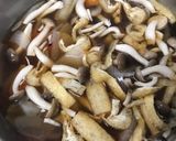 さつま芋とキノコの具沢山けんちん汁作り方3写真