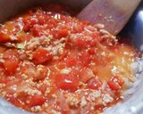 トマト缶で簡単美味い♪ミートソースパスタ作り方2写真
