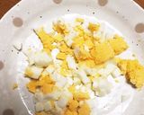 卵切り器で三回!タルタル用ゆで卵の切り方作り方4写真