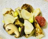 *マクロビ*しょうが梅ごぼう作り方6写真