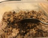 レンチンで簡単!お一人様のカレー肉味噌作り方2写真