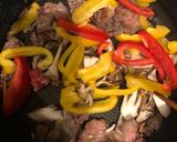 牛バラ肉の中華風炒め作り方2写真