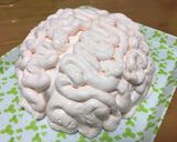 ハロウィンパーティーに立体脳みそケーキ作り方14写真