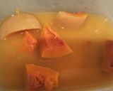カボチャの煮汁で⭐️カボチャポタージュ作り方1写真