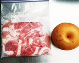 焼き肉弁当作り方1写真