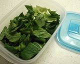 薩摩芋としいたけと小松菜の味噌汁作り方3写真