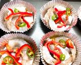切身魚とエビの香草オイル焼き作り方3写真