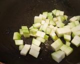 白茄子と牡蠣で作る秋の大人味パスタ作り方2写真