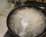 白茄子と牡蠣で作る秋の大人味パスタ作り方4写真