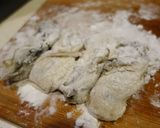 白茄子と牡蠣で作る秋の大人味パスタ作り方5写真