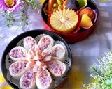 お花サンドイッチと赤飯にぎり体育祭弁当作り方1写真