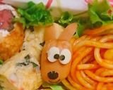 『ロールパンナとメロンパンナ』仲良し弁当作り方26写真