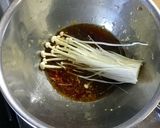 雑な男料理：えのきのニンニク醤油焼き！！作り方4写真
