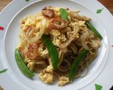 ちくわ&スナップエンドウの和風パスタ♪作り方3写真