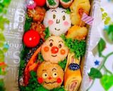 『ロールパンナとメロンパンナ』仲良し弁当作り方28写真