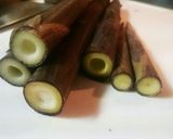 生の四方竹(しほうちく)下処理＆味噌汁作り方3写真