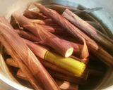 生の四方竹(しほうちく)下処理＆味噌汁作り方4写真