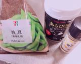 簡単おつまみ！枝豆のガーリック塩胡椒和え作り方1写真