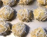 さつま芋とそうめんのイガ栗揚げ作り方7写真