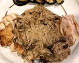 鶏胸肉の豆乳きのこマスタードソース作り方7写真