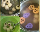 ハロウィン:お豆腐白玉 目玉&充血目玉作り方9写真