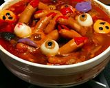 ハロウィン:お豆腐白玉 目玉&充血目玉作り方11写真