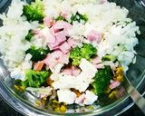 味付簡単！カボチャとブロッコリーのサラダ作り方6写真