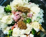 味付簡単！カボチャとブロッコリーのサラダ作り方7写真