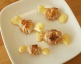 簡単 原始人のお肉 お弁当のおかず作り方7写真
