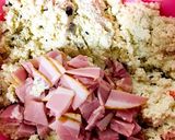 厚揚げ、がんも、ハムでヘルシーバーグ♡作り方2写真