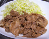 豚肉の生姜焼き☆野菜炒め添え♪作り方8写真
