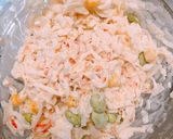 一人暮らしの簡単なんちゃって蟹バゲット作り方4写真