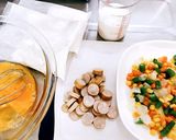ミックスベジタブル入りホットケーキ作り方1写真