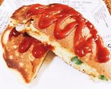ミックスベジタブル入りホットケーキ作り方4写真