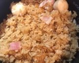 めんつゆで里芋のホクホク炊き込みご飯作り方5写真