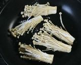 雑な男料理：えのきのニンニク醤油焼き！！作り方6写真