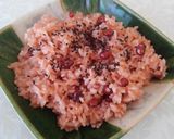 圧力鍋で♫30分以内で簡単お赤飯作り方7写真