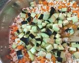 茄子とチキンの 和風キーマカレー作り方4写真