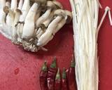 きのこと生唐辛子の辛味パスタ作り方3写真
