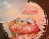 残った 串カツの卵とじ作り方3写真