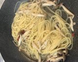 きのこと生唐辛子の辛味パスタ作り方7写真