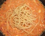 わたりカニの缶詰パスタ作り方6写真