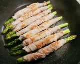 アスパラの肉巻き粒マスタードソースかけ作り方6写真